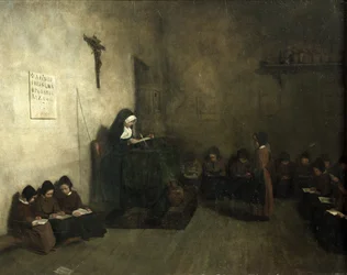 Interno di una Scuola per Ragazze Orfane, 1850